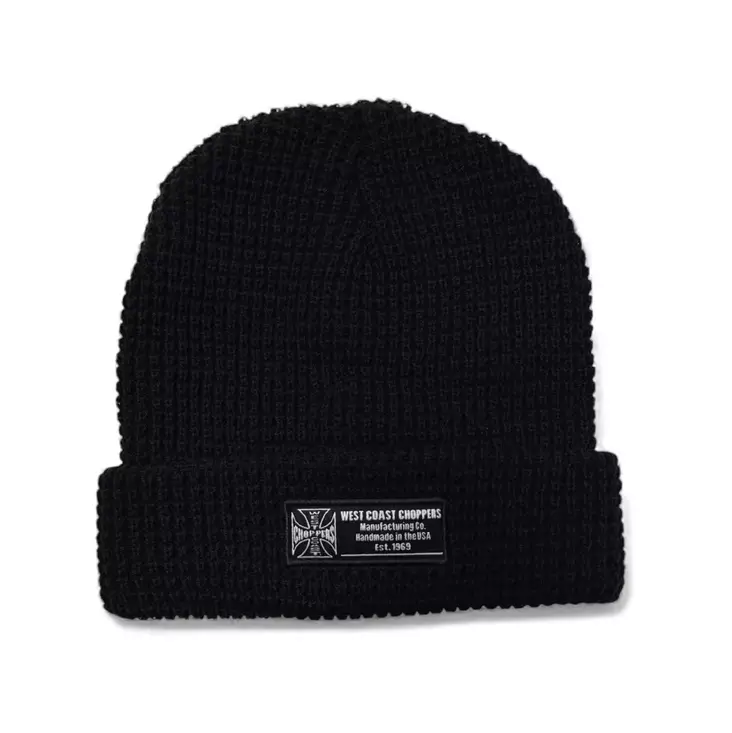 WCC Pipo musta Waffle Knit - Pipot - WCC265 - 1