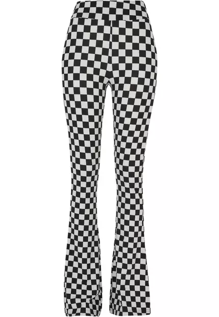 Bootcut Leggings, ralliruutu - Leggingsit - HO676 - 1