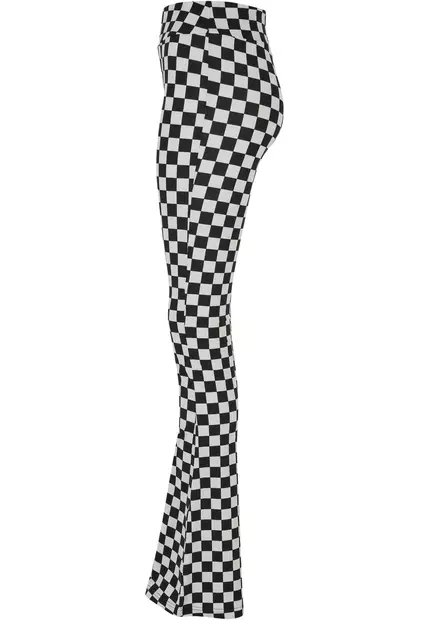 Bootcut Leggings, ralliruutu - Leggingsit - HO676 - 2