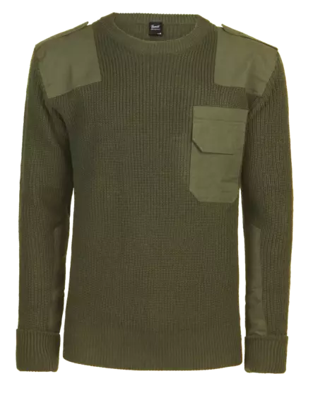 BW Pullover, Olive - Pitkähihaiset paidat - BR186 - 1