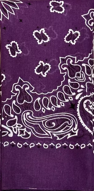 Huivi, violetti kashmir-kuvio - Huivit - HU526 - 2