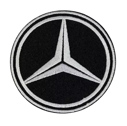Kangasmerkki Mercedes 75 mm - Kangasmerkit - K1556 - 1