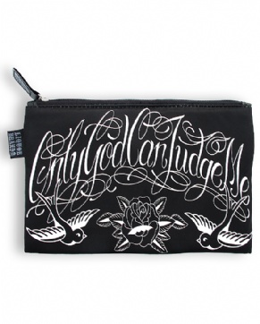 Meikkipussi, Liquorbrand, Only god Can Judge Me - Laukut - NL396 - 1