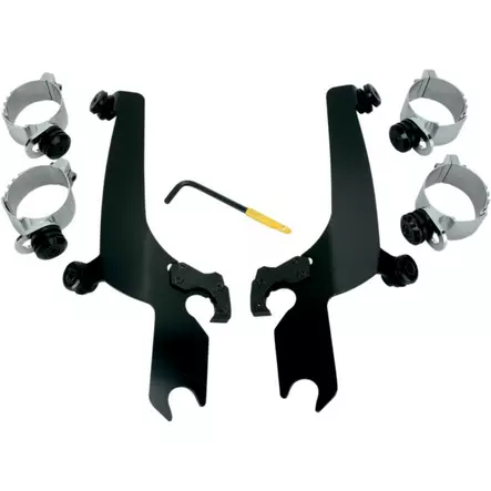 MOUNTING KIT TRIGGER-LOCK SPORTSHIELD-WINDSHIELD BLACK - Tuulilasit ja etumaskit - 23200076 - 1