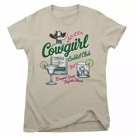 T-paita COWGIRL COCTAIL CLUB GIRLY TEE - T-paidat - NP856 - 1
