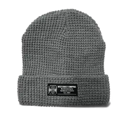 WCC Pipo harmaa Waffle Knit - Pipot - WCC266 - 1