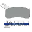 BRAKE PAD DP SINTERED REPLACEMENT STREET TOURING OFF-ROAD/ATV - Jarrupalat - 17210816 - 1