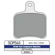 BRAKE PAD SDP PRO-SNX SINTERED SNOWMOBILES - Jarrupalat - 17212446 - 1