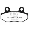 BRAKE PAD SFAC SERIES CARBON FIBER - Jarrupalat - 17200406 - 1