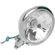 CHROME 5-3/4" DIAMOND-STYLE BOTTOM-MOUNT HEADLIGHT ASSEMBLY FOR SPRINGER - Tuulilasit ja etumaskit - 20011116 - 1