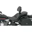 EXPLORER SEAT WITH DRIVER BACKREST HARLEY DAVIDSON - Satulat ja satulanpäälliset - 08020306 - 1