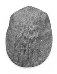 Flatcap Herringbone musta harmaa - Flat Capit - LC836 - 3