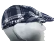 Flatcap navy blue / valkoinen ruutu - Flat Capit - LC596 - 4