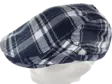 Flatcap navy blue / valkoinen ruutu - Flat Capit - LC596 - 1