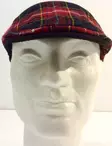 Flat Cap Pun /skottiruutu, one size - Flat Capit - LC486 - 2