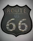 Historic Route 66-valokyltti - Taulut, kehykset - PELT66 - 1