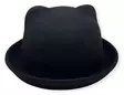Huopahattu Cat Ears musta knalli - Hatut - HAT96 - 2