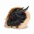 Kallo Black Dragon 12x16x14 cm - Kallot, Halloweenrekvisiitta - HOR706 - 2