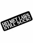 Kypärätarra, Helmet Laws Still Suck! - Tarrat - TAR96 - 1