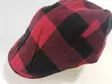 LASTEN flatcap punamusta ruutu - Flat Capit - LC536 - 4