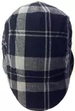 Lätsä, harmaa ruudullinen flat cap - Flat Capit - LC446 - 3