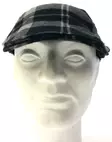 Lätsä, harmaa ruudullinen flat cap - Flat Capit - LC446 - 2