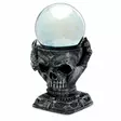 Patsas Silver Skull LED - Kallot, Halloweenrekvisiitta - HOR656 - 2
