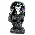 Patsas Silver Skull LED - Kallot, Halloweenrekvisiitta - HOR656 - 1