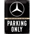 Peltikyltti Mercedes Parking 30 x 40cm - Taulut, kehykset - PELT326 - 1