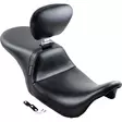 SEAT DAYTONA 2-UP SMOOTH WITH DRIVER BACKREST BLACK - Satulat ja satulanpäälliset - 08010706 - 1