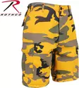 Shortsit, keltainen camo, stingray yello - Shortsit - ROT16 - 1