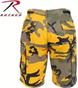 Shortsit, keltainen camo, stingray yello - Shortsit - ROT16 - 2