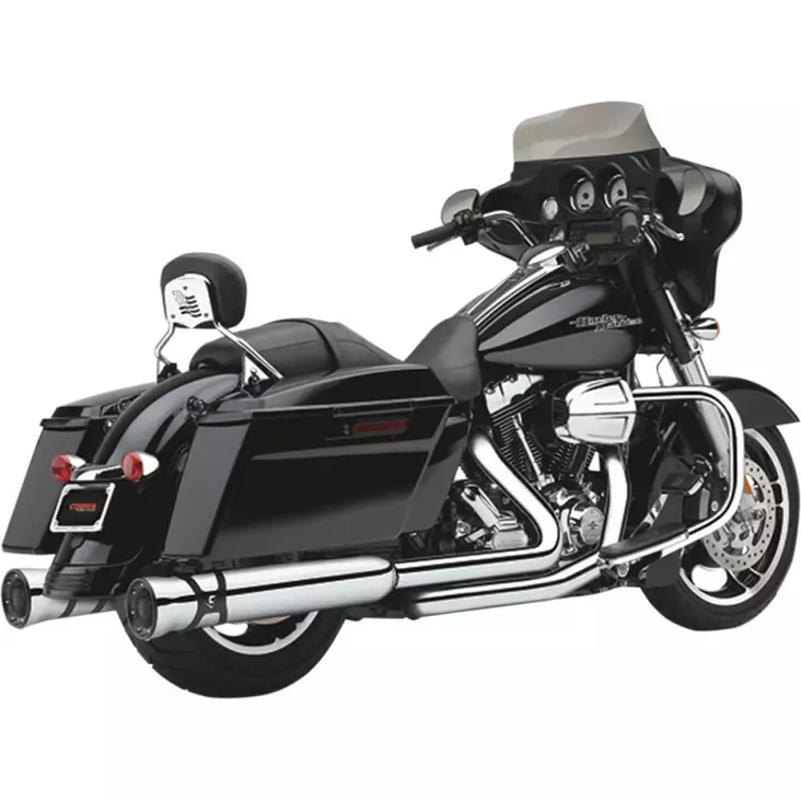 4" RACE PRO SLIP ON MUFFLERS CHROME HD - Pakoputket ja niiden osat - 18010666 - 1