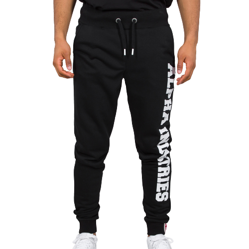 Alpha Jogger iso teksti, musta - Housut - ALP16 - 1