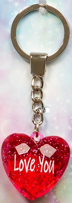 Avaimenperä glitter sydän i love you - Avaimenperät - PER106 - 1
