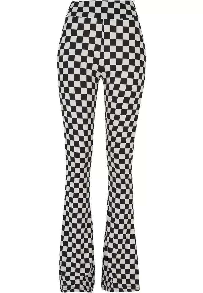 Bootcut Leggings, ralliruutu - Leggingsit - HO676 - 1