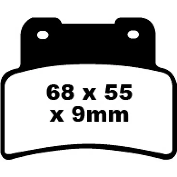 BRAKE PAD FA-HH SERIES SINTERED METAL - Jarrupalat - 17210996 - 1