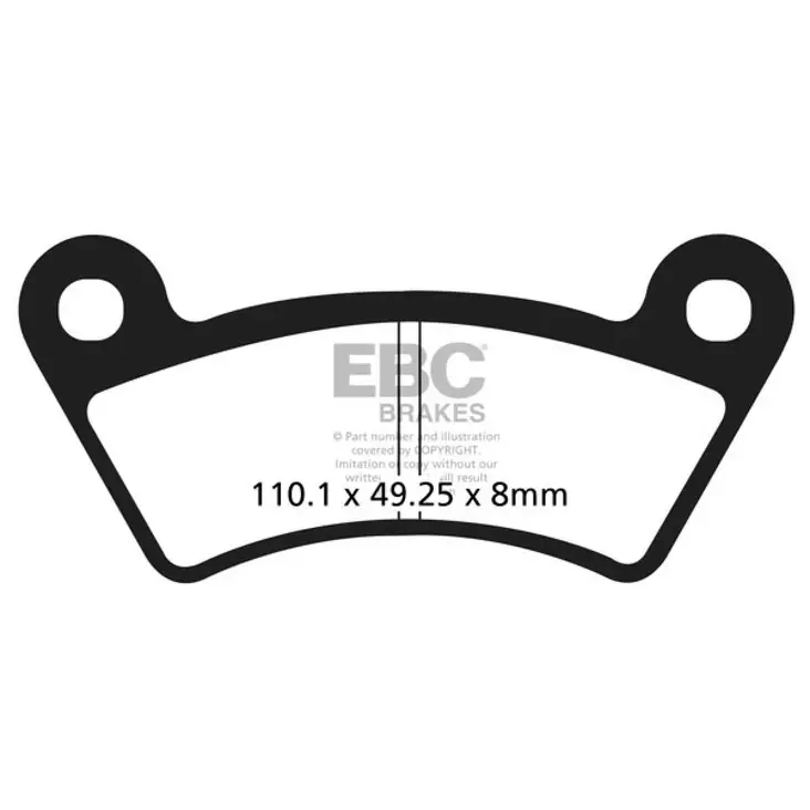 BRAKE PAD FA-TT SERIES CARBON FIBER - Jarrupalat - 17200536 - 1