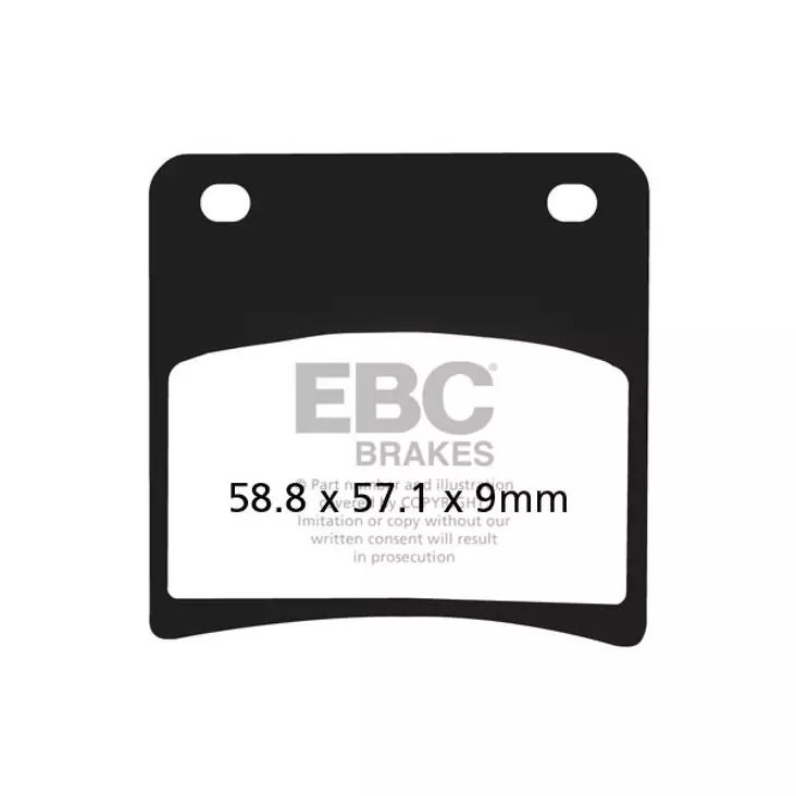 BRAKE PAD FA-V SERIES SINTERED METAL/ORGANIC COMPOUND - Jarrupalat - 17211966 - 1