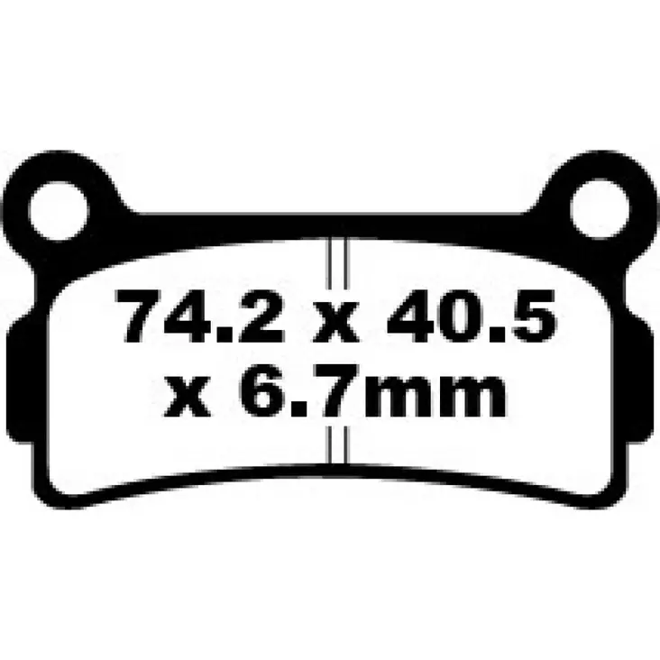 BRAKE PAD FA SERIES ORGANIC - Jarrupalat - 17220256 - 1