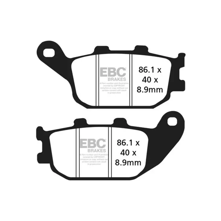 BRAKE PAD SFA-HH SERIES SINTERED METAL - Jarrupalat - 17212096 - 1
