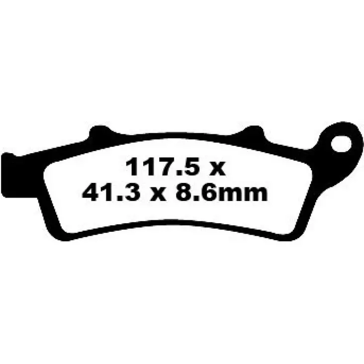 BRAKE PAD SFA-HH SERIES SINTERED METAL - Jarrupalat - 17220746 - 1