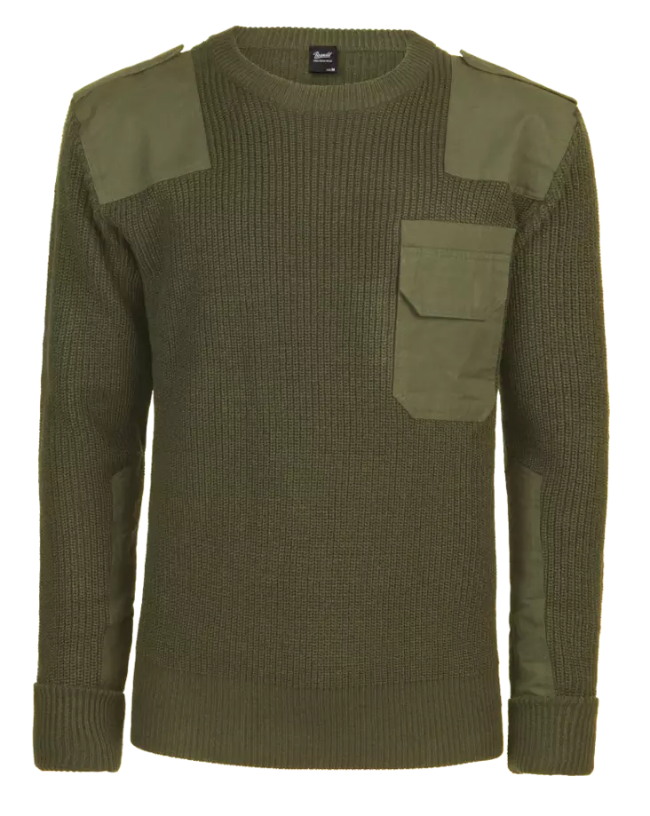 BW Pullover, Olive - Pitkähihaiset paidat - BR186 - 1