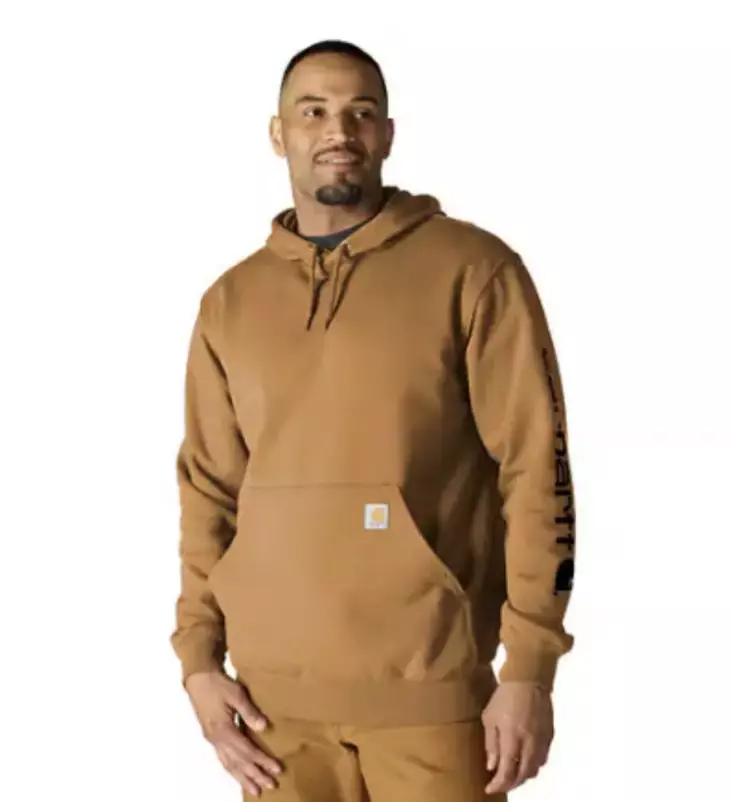 Carhartt ruskea huppari K288, Iconic Log - Hupparit - CRH46 - 1