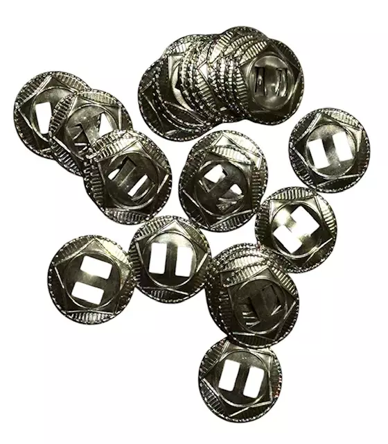 Concho 25 mm, kromattu - Irtoniitit - IRN46 - 1