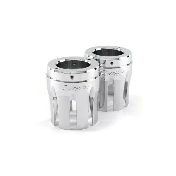 END CAPS CASTLE 4" EXHAUST MOTO SERIES CHROME - Pakoputket ja niiden osat - 18020336 - 1