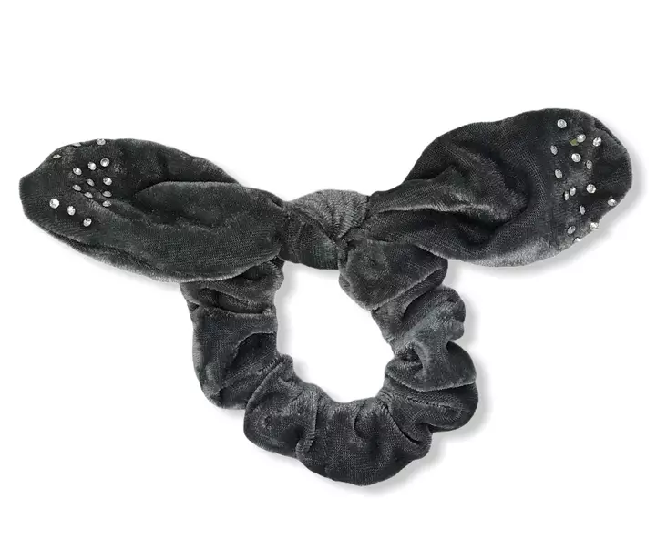 Harmaa hiusdonitsi solmulla - Hiuskoristeet - PIN316 - 1