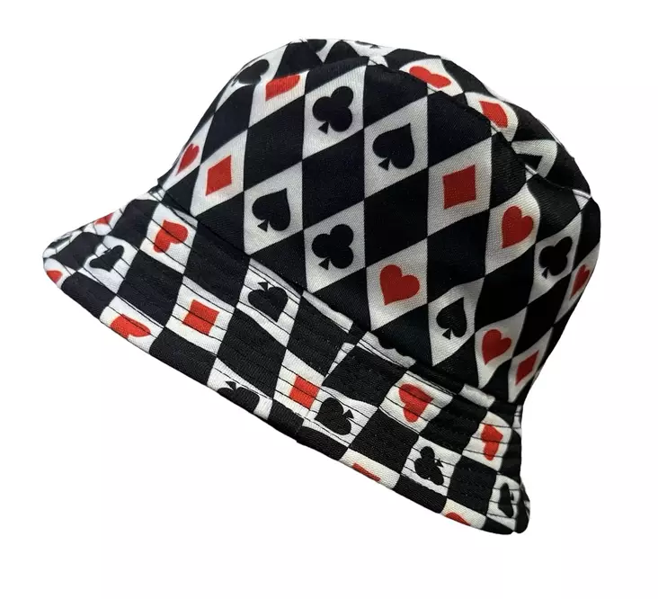 Hattu, Kalastajahattu, Pelikortit - Hatut - HAT156 - 1