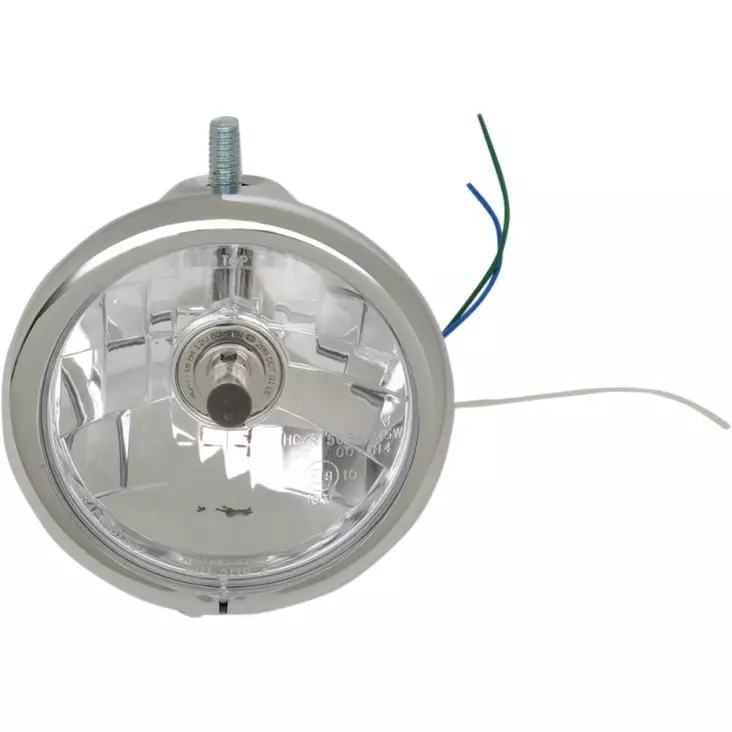 HEADLIGHT ASSEMBLY 5.75" TOP MOUNT CHROME - Tuulilasit ja etumaskit - 20010806 - 1