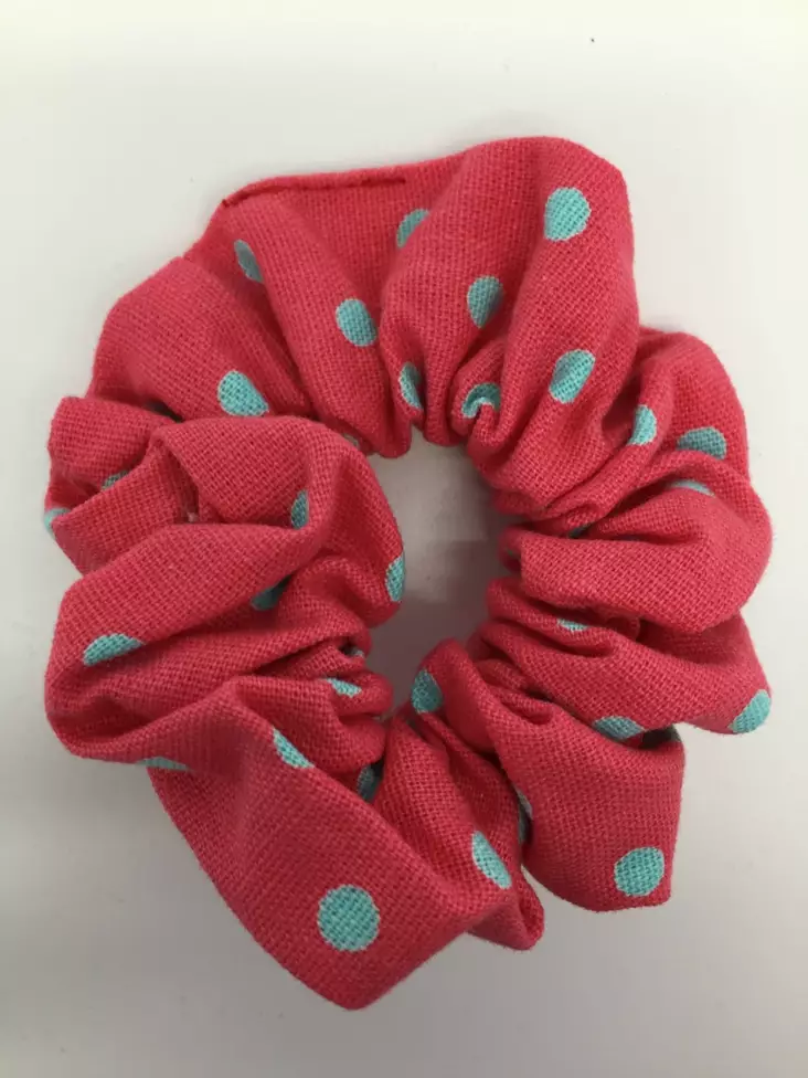 Hiusdonitsi, Polka Dot, pinkki - Hiuskoristeet - PIN146 - 1